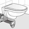 nastaviteľným sklonom 14,90 (31,50 ) trubka WC flexi DN100 580 mm, masívna, hladké vnútro