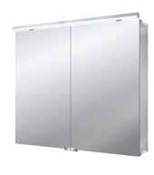 krištálového skla, - vypínač a zásuvka, - osvetlenie LED, IP44 - hĺbka bez osvetlenia: 153 mm - hĺbka