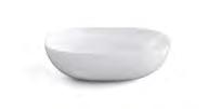 62 ACQUAIO 536983 Umyvadlo keramické oválné na desku bez přepadu / Oval ceramic countertop washbasin without free waste water drain.21.09.