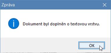 textové vrstvy do dokumentu použije český (cs-cz) slovník.