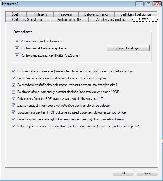Při zaškrtnutém políčku Upozornit na zavírání PDF dokumentu před podpisem dokumentu typu Office bude vždy před podpisem dokumentů z rodiny Office zobrazeno varování na uzavření souboru před podpisem.