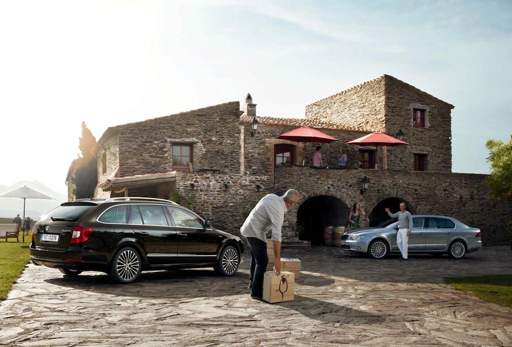 Vysoký komfort s osobitým charakterem: ŠKODA Superb Laurin & Klement.
