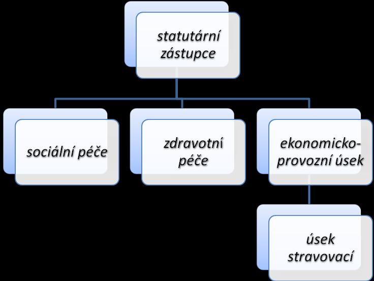 činnost 2 4) Úsek ekonomicko-provozní: ekonom-účetní 1 mzdová účetní, personální 1 vedoucí stravování 1 údržbář 2 uklízečka 4 pradlena 3 5) Úsek