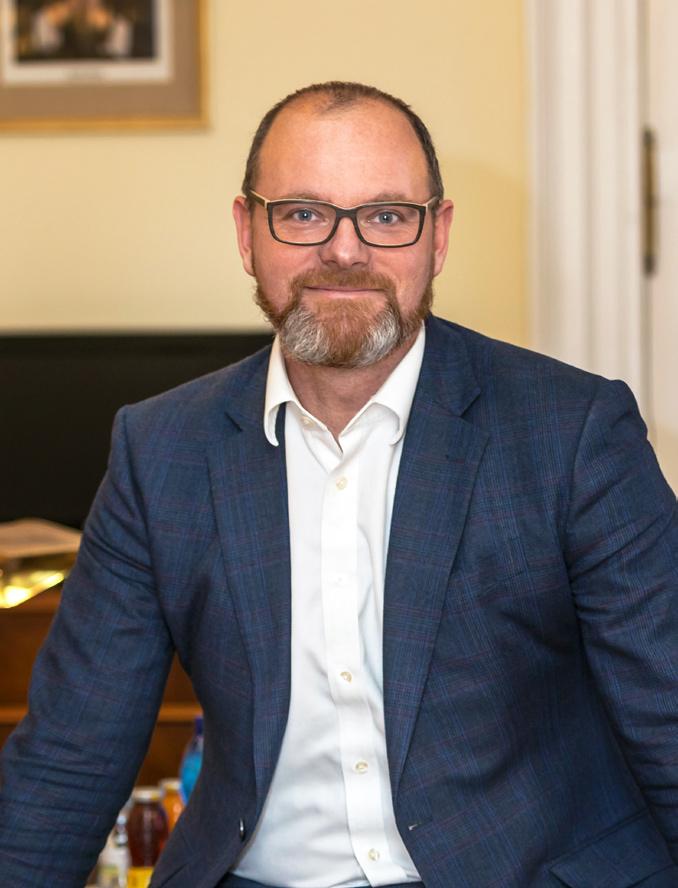 Zdravice ministra školství v tarifu.
