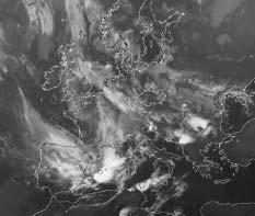 9 August 00:00 UTC. Obr. 17 Přízemní mapa 9. 8. 00:00 UTC. Fig.