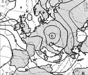 28 Infračervený snímek geostacionární družice Meteosat z 12. 8.