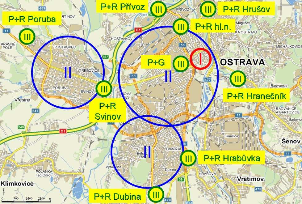 3. Problematiku rozpracovat Druh dokumentace Zúčastněné organizace Zpracování konkrétního projektu zónace parkovišť. Město Ostrava, správce silniční komunikace.