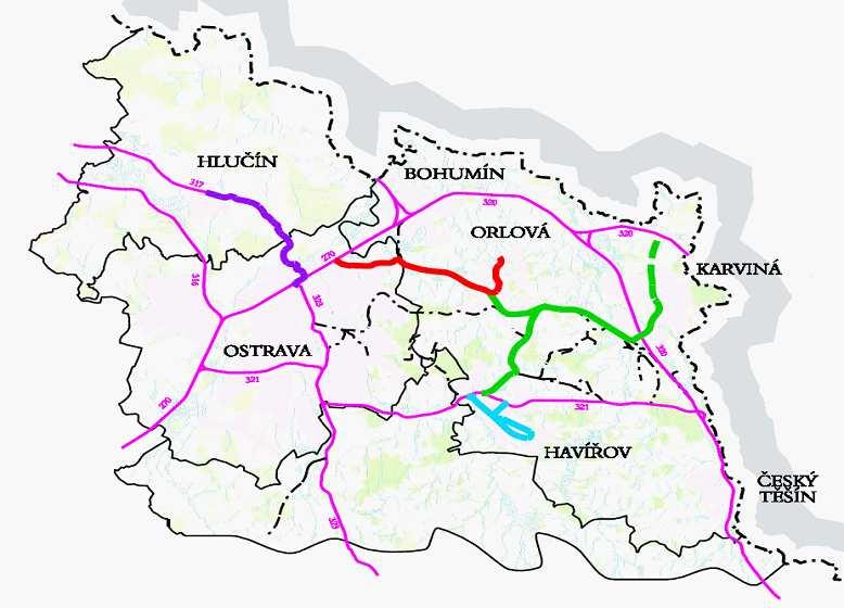 Přínosy Přínosy se projeví Rychlé spojení centra Ostravy a Hlučína kolejovou dopravou provázené s tramvajovou sítí MHD v Ostravě.