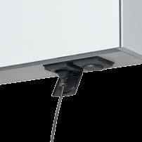 galerky Detail galerky AIR GAOE 50 s LED osvětlením.
