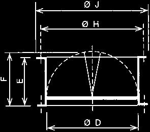 listů rozměry odpovídají přírubám potrubních ventilátorů THGT pro svislé potrubí od velikosti 63 je určena klapka TSK-V (směr proudění vzduchu je možný pouze směrem vzhůru) TSK 2 56 TSK-V 56 1