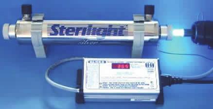 Sterilight - UV desinfekční lampa Dezinfekce vody bez chemie Kromě dezinfekčních postupů patří také vysokoenergetické ultrafialové záření (UV) čistě fyzikální, účinná a uznávaná metoda k dezinfekci