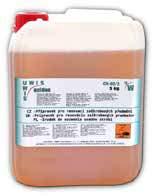 Mycí a dezinfekční prostředek na podahy a pochy. Sanitace: 10m/ vody cca 50 C. Dezinfekce: 20m/ vody cca 50 C. Nechat minimáně 2 minuty působit.