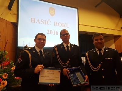 Za zavedení simulačních technologií do výcviku hasičů s pomocí software XVR jsme byli v Praze 12. dubna 2017 oceněni třetím místem v prestižní anketě Hasič roku v kategorii Projekt roku.