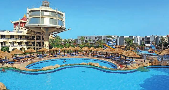 Hotel Sea Gull Beach Resort Jeden z nejoblíbenějších hotelů v srdci Hurghady je vhodný pro všechny klienty, kteří kromě slunění na pláži chtějí být v centru dění jak v denní, tak i noční hodinu.