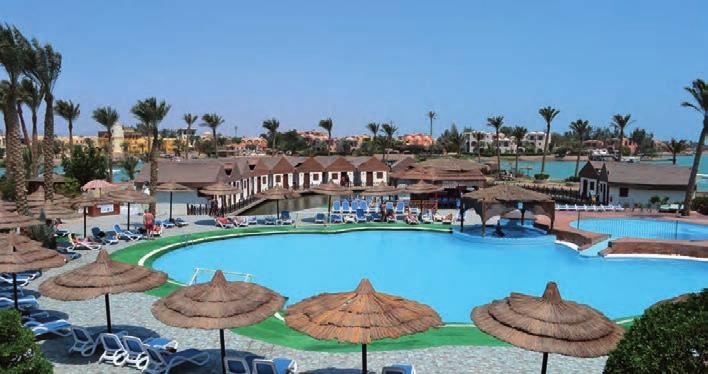 Hotel Panorama Bungalows Resort El Gouna Hotel v klidném prostředí centra El Gouna je vhodný pro klienty všech věkových kategorií a pro