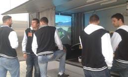 eventy Možnost pronájmu simulátorů Simulátor venkovní v barvách týmu LOTUS je umístěn ve