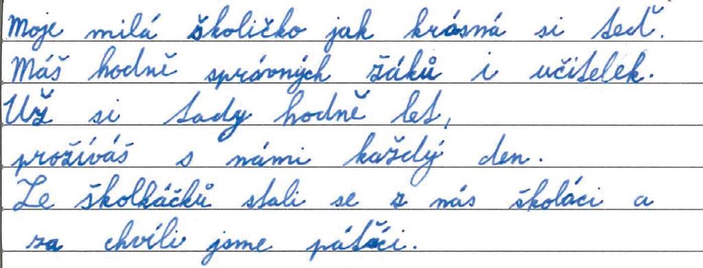 Bártová Vendula, Buršíková Daniela, Gotthardrová Natálie, Housarová Adéla, Hrouzková Zuzana, Hubková Karolína, Kovářová Kateřina, Kraftová Tereza,