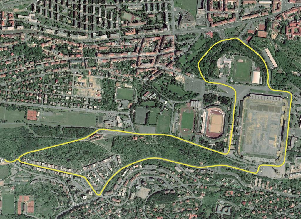 Dojezd závodu Praha Karlovy Vary Praha (závodníci budou závěrečný žlutý okruh absolvovat