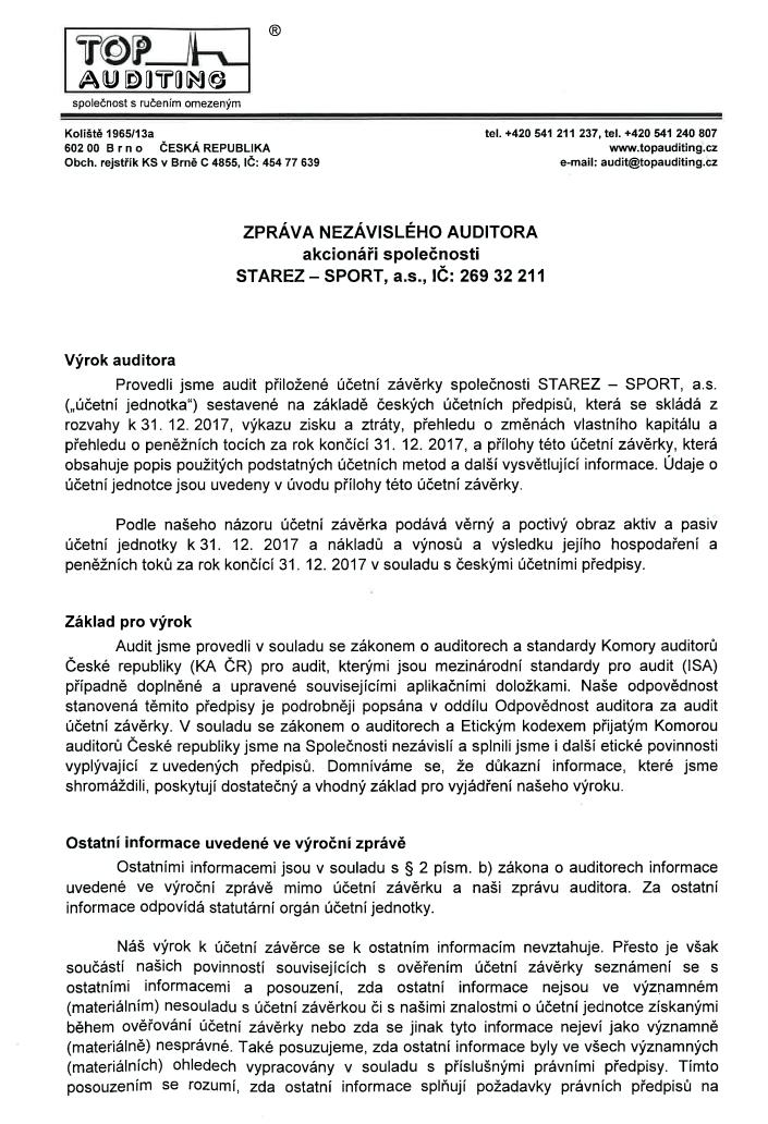 Zpráva auditora 63