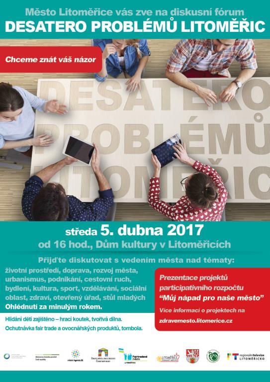 - setkání garantů a koordinátorů - salonek u recepce MKZ od 16 hod. - začátek akce 18,30 hod. - plánované ukončení akce Facilitace: Dana Diváková - NSZM Prezentace města: P. Hermann, K.