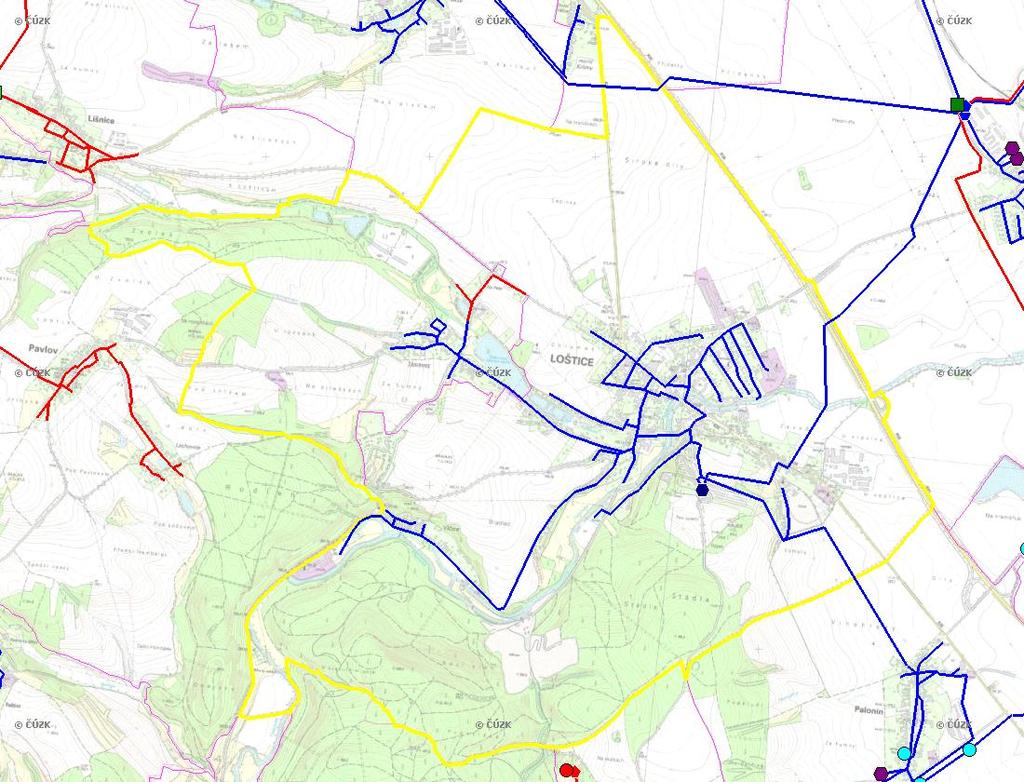 B.2 ZÁKLADNÍ INFORMACE O OBCI (části obce - ZSJ) Město Loštice se nachází na jižním okraji okresu Šumperk, v malebném údolí řeky Třebůvky v nadmořské výšce 258 m. Mají dvě části: Loštice a Žádlovice.