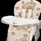 The tray can be adjusted into 3 positions.