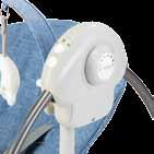 Electronic bouncer can be used in fix or rocking position.