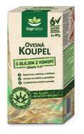 Ovesná koupel s olejem z konopí 30037 100 30018 100 Balení: SKU 6 sáčků x 25 g prášek 15 SKU 945 SKU 37504 37508