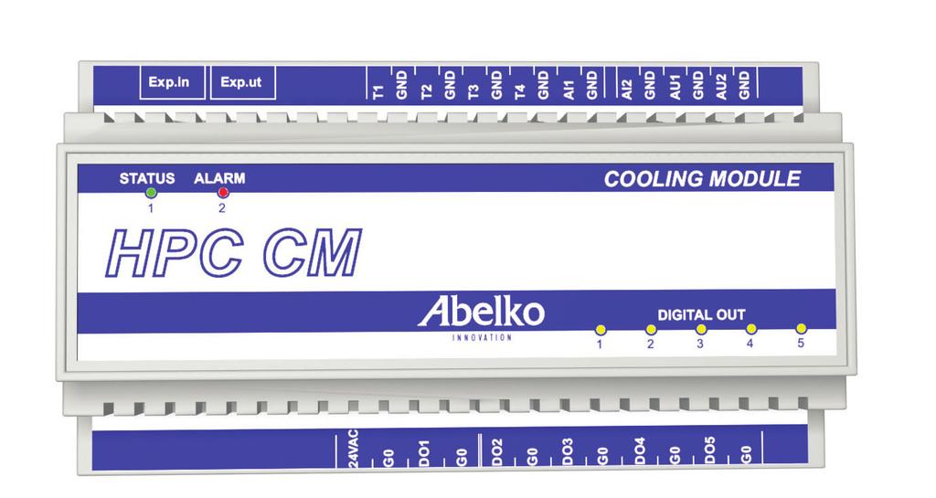 Modul chlazení, HPC CM Funkční popis modulu chlazení najdete v příručce regulátoru. Instalace Použití Modul chlazení řídí teplotu chlazení pomocí ventilu nepřímé regulace.