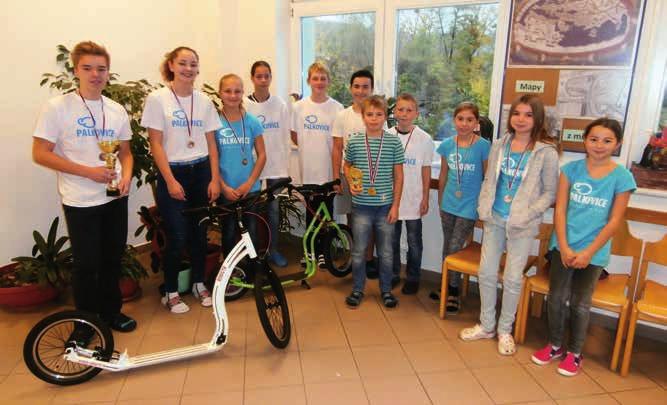 ZÁKLADNÍ A MATEŘSKÁ ŠKOLA PALKOVICE 7/2017 Koloběžky do škol Ostrava Ve čtvrtek 21. 9.