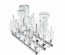 Injektorové moduly pro laboratorní sklo použitelné s horním košem A 100 a spodním košem A 150 A 300 modul / laboratorní sklo 2 4 pro uložení laboratorního skla, jako např.