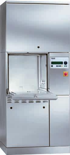 Mycí a dezinfekční automaty G 7825 / G 7826 Mycí a dezinfekční automat G 7825 Mycí a dezinfekční automat Miele, lze vybavit různými injektorovými vozíky, koši a nástavci, pro analyticky čistou
