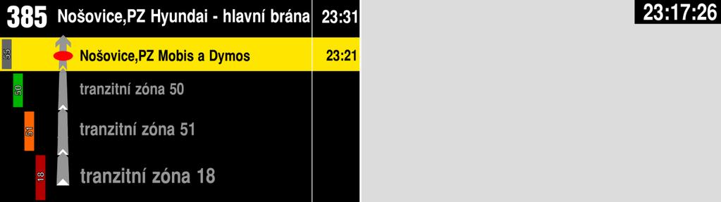 příloha č. 2 Další informace a stavy Tranzitní tarifní zóny Jestliže se na trase spoje nacházejí tzv. tranzitní zóny, tzn.