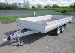 pro přepravu 8ks HS 750 kg - Hydraulicky sklopný nebrzděný