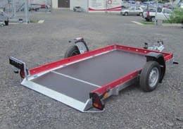 mechanizace, bez automobilů s hliníkovými pojezdovými můstky,