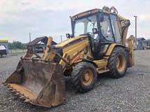 000 Kč + DPH Caterpillar 428C, RV 1999, technické osvědčení, plná výbava, teleskop, klapačka vidle, plně