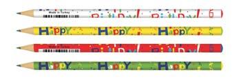 2061130203 Grafitové ceruzky HB, Happy Birthday box 72 ks 1 21,15 2061130202