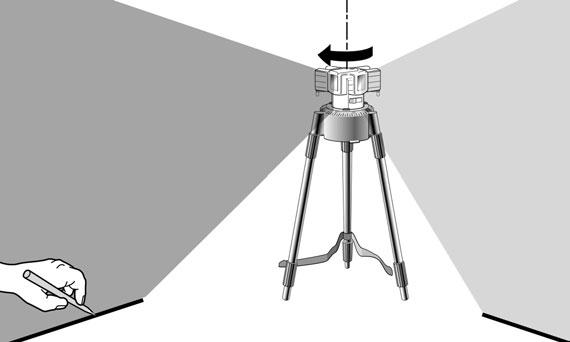 Kontrola kalibrácie Krí{ový líniový laser LAX-50 je koncipovaný pre pou{itie na stavbách a náš závod opustil v bezchybne nastavenom stave.