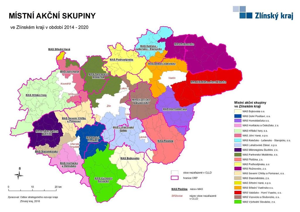 V dubnu roku 2014 uzavřel ZK s osmnácti MAS Zlínského kraje Smlouvy o poskytnutí návratné finanční výpomoci z rozpočtu ZK, přičemž celkový objem poskytnutých finančních prostředků činil 7 283 200,-