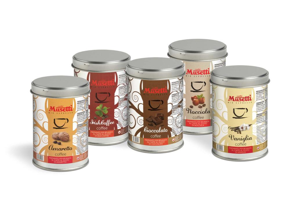 Flavoured KÁVY S PRÍCHUŤOU Ochutená rada (125 g) dostupná ako mletá mokka alebo espresso v