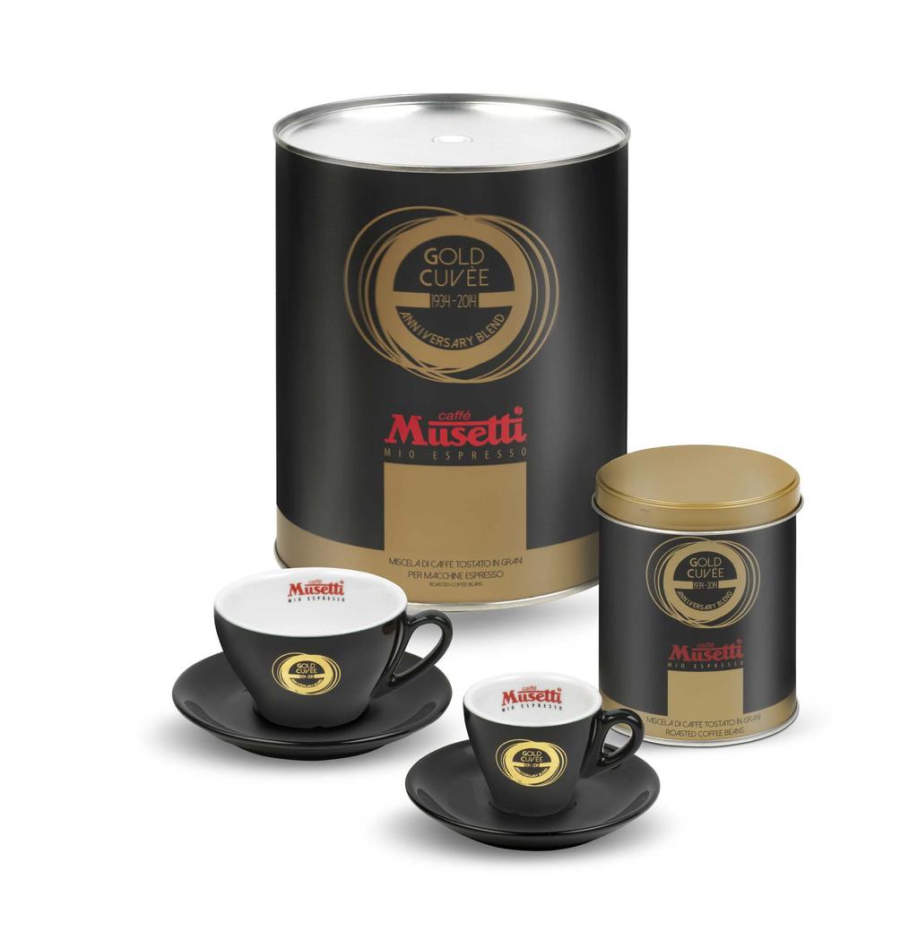 l eccellenza la passione il caffè Gold Cuvée 90% arabika - 10% robusta Vrcholné dielo slávnej severotalianskej rodiny pražičov kávy Musetti.