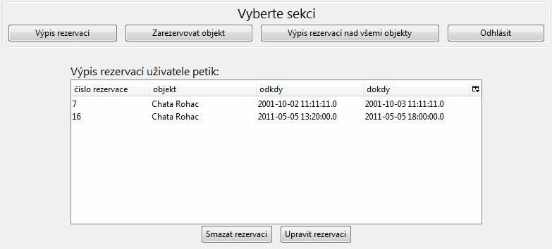 Aby se nám po kliknutí na tlačítko zobrazil požadovaný obsah pod navigační lištou, budeme potřebovat některý z elementů sloužícíh pro vykreslení velkého obsahu.