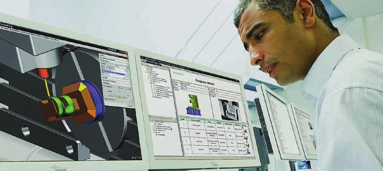NX pro obrábění Jediný systém pro obrábění NX spolu s integrovanou sadou aplikací pro podporu obrábění poskytuje ucelenou sadu možností programování NC v jediném CAM systému.