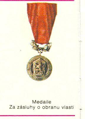 medalie: Za službu