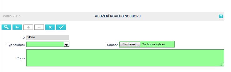 strana 13 Adresář, Smlouvy, Události - přiložené soubory 1) Prohlížení přiložených souborů - při zobrazení detailu kontaktu v adresáři (nebo smlouvy, události) se ve spodní části obrazovky mohou