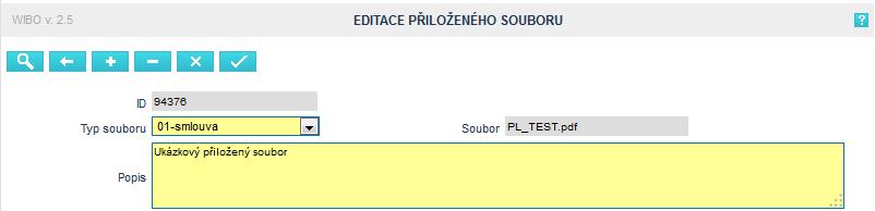 ovládací tlačítka systému) a tím vymažeme soubor ze systému.