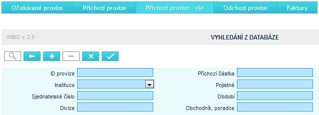 strana 36 Provize evidence a párování Ruční párování Je vhodné pro párování menšího množství provizních položek (např. do 50 položek), nebo při provizích od velkého množství institucí.