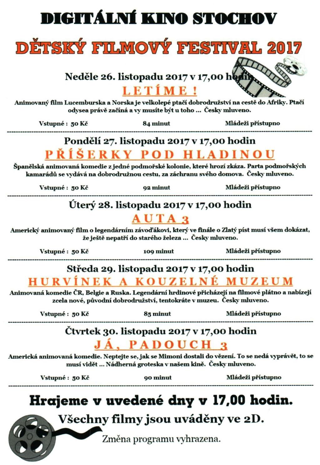 chlapečky a 1 holčičku (jména uvádíme se souhlasem rodičů): Jana