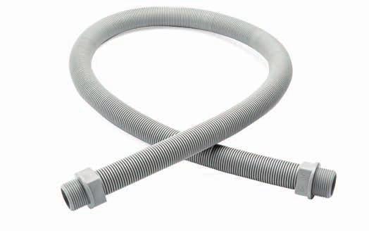 Supplied with 1 connection hose, packing seals