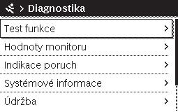 14 Servisní menu Položka menu Změna solární konfigurace Aktuální solární konfigurace Solární parametry Spuštění sol. systému Tab. 9 Všeobecná nastavení solárního zařízení 7.